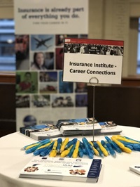 Display of Career Connections Materials at a Career Event